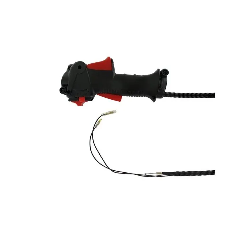 Jusqu&rsquo;à Épuisement Des Stocks Poignée complète avec bouton ON / OFF pour débroussailleuse avec câble 840 mm – diamètre 24 mm