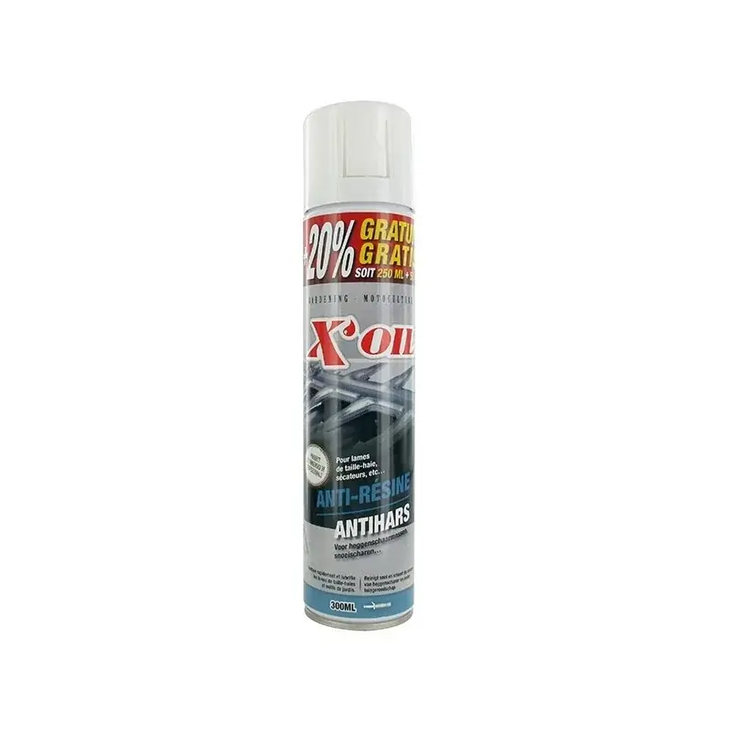 Aérosol X‘OIL anti-résine 250ml + 20% gratuit Commander Vite