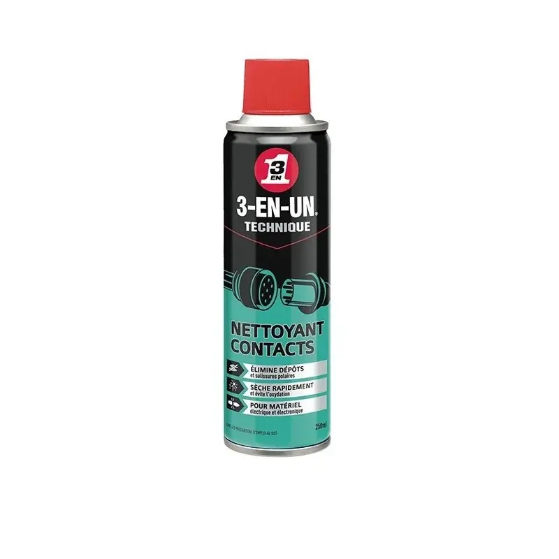 Offre Du Jour Aérosol nettoyant contact 3EN1 250ml
