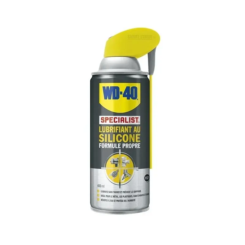 WD 40 – Lubrifiant silicone 400ml Jusqu&rsquo;à Épuisement Des Stocks
