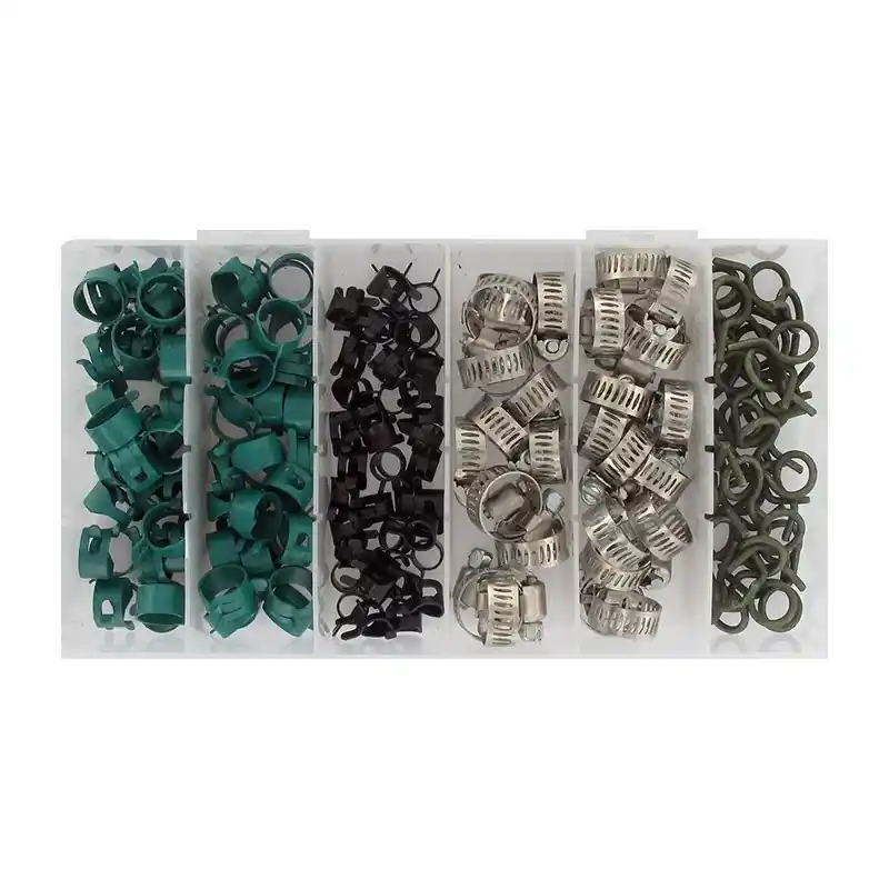 Prix Bas Coffret de colliers élastiques à visser – 160 pièces