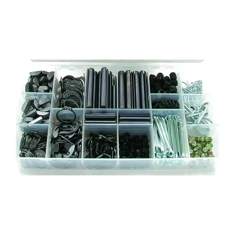 Produit De Marque Coffret de clips goupilles et clavettes – 555 pièces