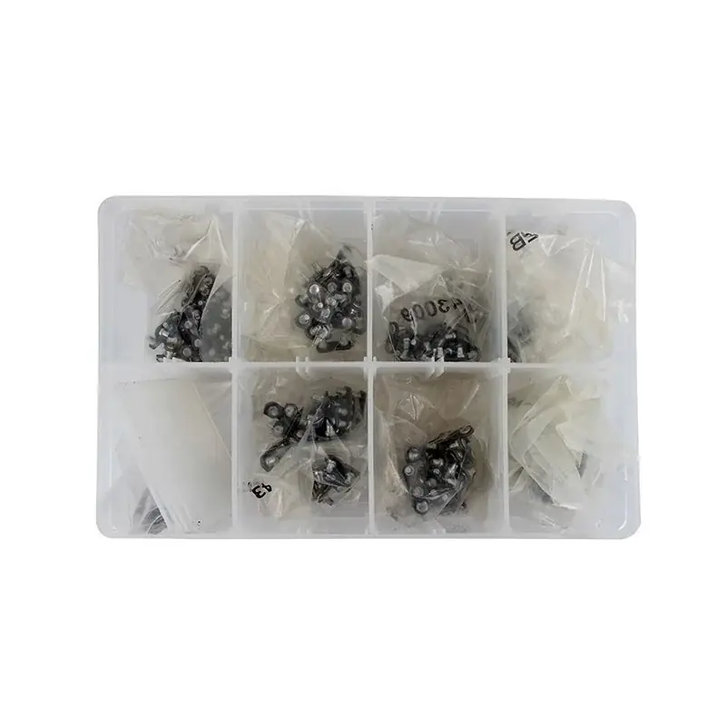 Certifié Coffret de maillons attaches pour chaînes de tronçonneuses – 250 pièces