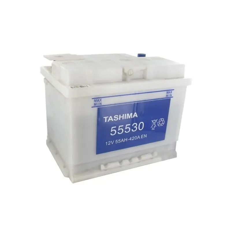 Batterie 13V 55A/H – borne + à droite – TASHIMA Dernière Chance