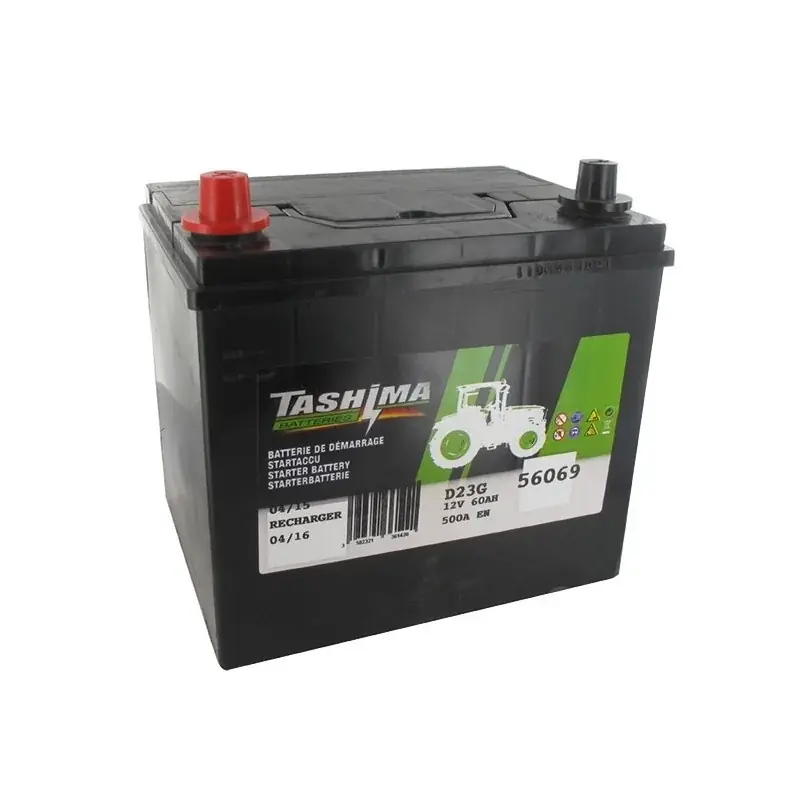 Promotion Saisonnière Batterie 12V 60A/H – borne + à gauche – TASHIMA