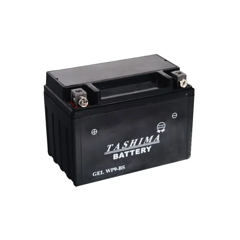 Marque Batterie WP9BS + à gauche