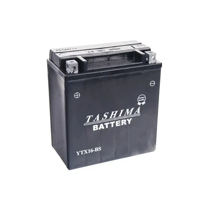 Batterie YTX16BS + à gauche – sans entretien Dernier Modèle