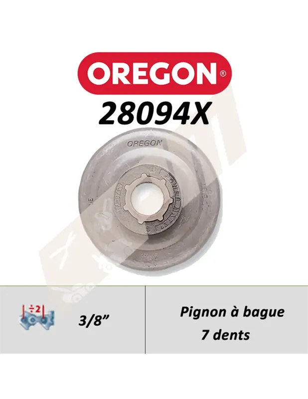 Pignon de tronçonneuse OREGON POWER MATE 3/8 Solde