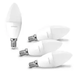 Pack de 4 ampoules connectées AVIDSEN HOME culot E14 5W – AVIDSEN – 127013 Pas Cher