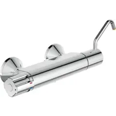 Paiement Sécurisé Mitigeur de douche thermostatique mural SCT OKYRIS BLUE CLINIC Ch3 en laiton chromé - IDEAL STANDARD - D2457AA