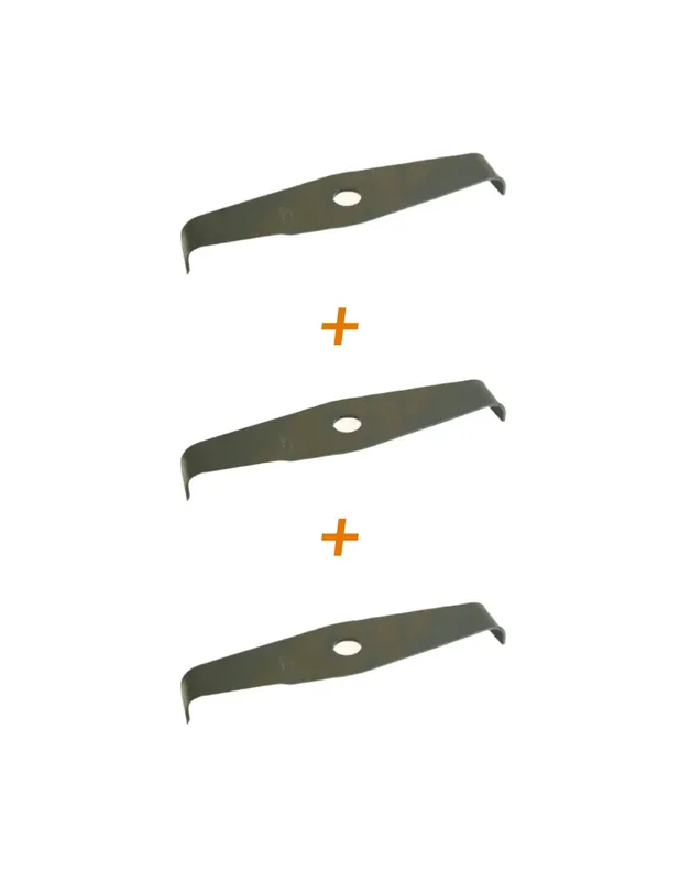 Lot de 3 lames ronce de débroussailleuse 300 mm x Ø 25,4 – ép 4mm Populaire