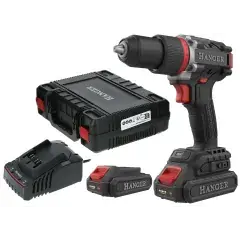 Petit Prix Perceuse-visseuse 18V DD18-60Z2 60Nm + 2 batteries 2Ah + 1 chargeur rapide + coffret - HANGER - 400110