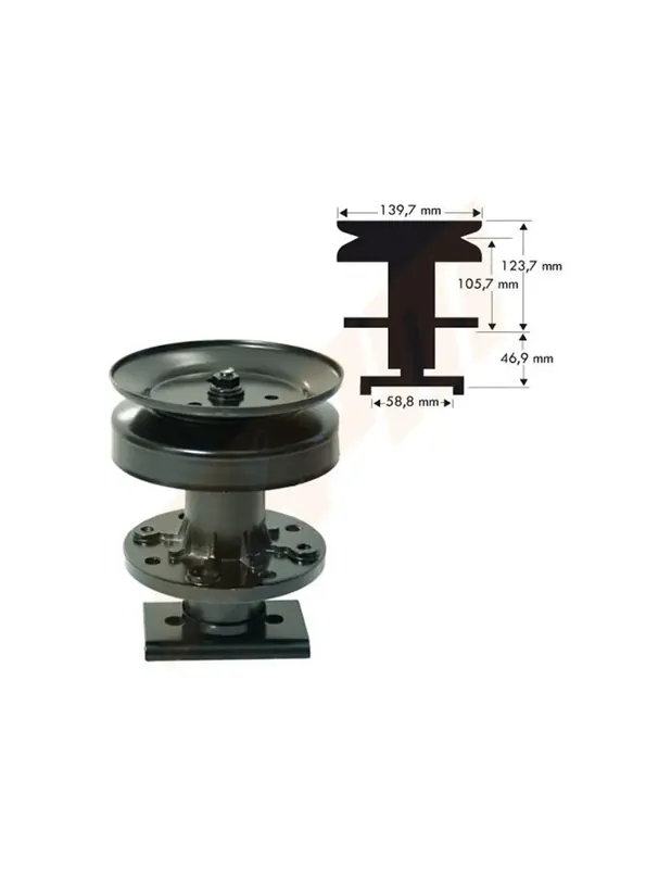 Nouveauté Palier de lame POUR TONDEUSE AUTO-PORTEE AYP – Husqvarna 105891 – 121676 – 121687 – 109685X
