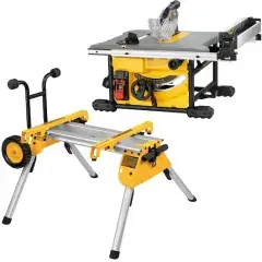Scie à table 1850W 210mm avec piètement – DEWALT – DWE7485RS-QS Dernière Chance