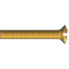 Vis à métaux 5x60mm en laiton tête fraisée bombé fente en boîte de 200 – REISSER – 62432/9 Vente Flash