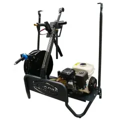 Haute Qualité Nettoyeur haute pression thermique Boostibc 160 bar – 10l/min enrouleur 20m – RENSON – 142394