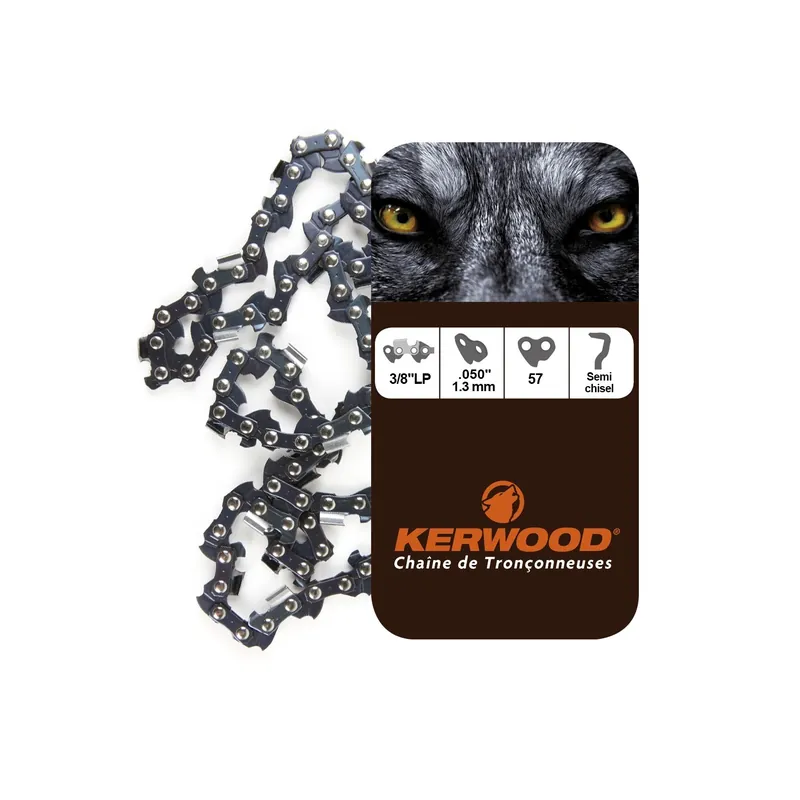 Usine Directe Chaine Kerwood pour COMET KSC 2000 3/8&Prime;LP 1,3 mm 57 maillons
