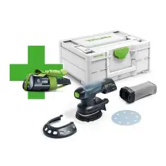 Ponceuse excentrique hybride 18V ETSC 125-Basic-Ergo + 1 batterie + coffret SYS3 M 187 – FESTOOL – 577030 Marque