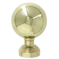 Prix Bas Boule de rampe laiton diamètre 70mm sous plaque - DEVISMES - 11670 + SP1