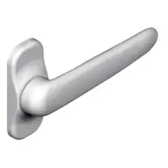 Remise Béquille simple porte Diane carré 8mm alu RAL9006 - LA CROISEE DS - DS6478-007