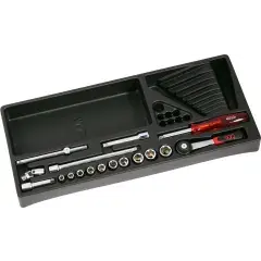 Module ABS 1/3 de 17 outils 1/4‘‘ en mm – SAM OUTILLAGE – 73-RA17M Soldes