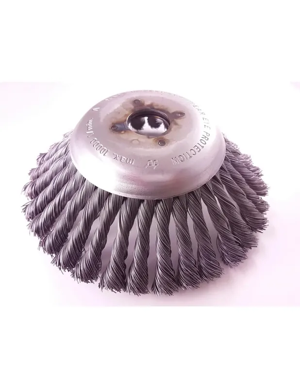 Brosse Métallique Débroussailleuse Diam 170 Alésage 25.4 mm et 20 mm Usine Directe