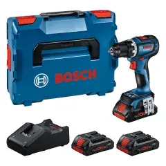 Bon Marché Perceuse-visseuse 18V GSR18V-90C brushless + 3 batteries ProCORE 4Ah + chargeur en coffret L-BOXX - BOSCH - 0615A5002R