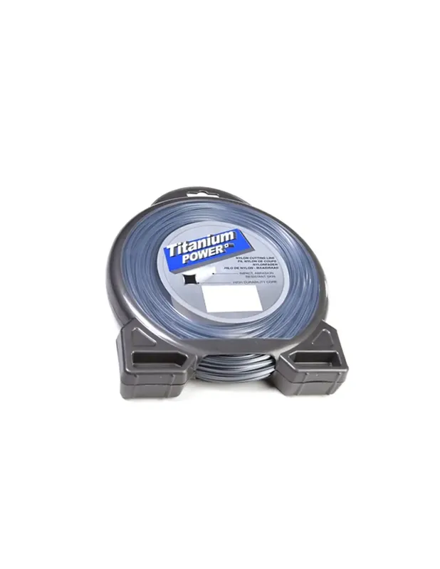 Paiement Sécurisé Fil débroussailleuse titanium carre 2.5mm – 15m