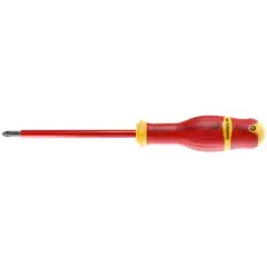Tournevis PROTWIST isolé 1000 V pour vis cruciformes phillips PH3 3 x 150 mm – FACOM – AP3X150VE Affaire À Saisir