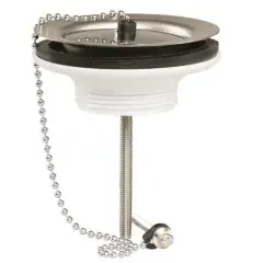 Bonde d’évier PVC D60 70l/min avec bouchon-chaînette – VALENTIN – 00 701100 000 00 Commander Maintenant