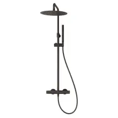 Prix Réduit Colonne de douche thermostatique TZAR 345402RM250NM télescopique noir mat - RAMON SOLER - 34D303737