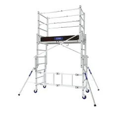 Retour Gratuit Echafaudage télescopique Z‘TOWER en aluminium 3,80m – TUBESCA-COMABI – 22407420