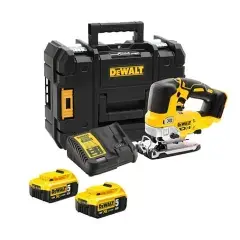 Scie sauteuse brushless 18V XR + 2 batteries 5 Ah + chargeur + coffret Tstak – DEWALT – DCS334P2-QW Prix Choc