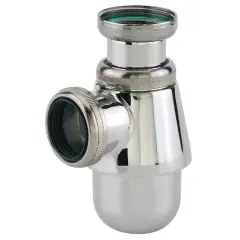 Siphon lavabo petit culot nickel mat sortie 32 mm non réglable – VALENTIN – 15630000800 Livraison Express