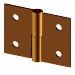 Réduction Paumelle de meuble droite 40x50mm epaisseur 2mm – MONIN – 434220