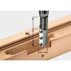 Jusqu'à Épuisement Des Stocks Fraise à rainurer avec plaquettes réversibles HW KN D24/50 - FESTOOL - 497456