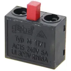 Bon Marché Contact électrique M1T NF rouge - GEBA - 600.MO01.01