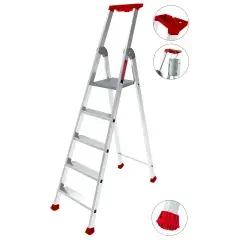 Jusqu'à Épuisement Des Stocks Escabeau aluminium ‘MaxiBat‘ 3 marches - HANGER - 100200