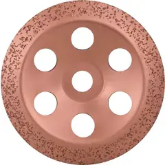 Quantité Limitée Meule assiette carbure 180mm grain moyen pour grandes meuleuses angulaires avec écrou de serrage - BOSCH - 2608600366