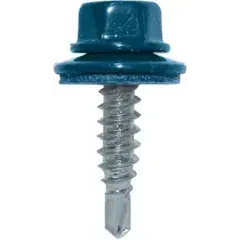 Vis autoperceuse en acier zinguée tête hexagonale RS 14mm 4,8x20mm RAL5008 – BATIFIX – ZBRS144920 RAL500 Remise