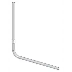 Réduction Tube de chasse pour cuvette WC avec TEMPOMATIC, TEMPOFLUX ou TEMPOCHASSE - DELABIE - 769400