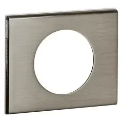 Plaque CELIANE matières finition inox brossé 1 poste - LEGRAND - 069101 Meilleur Prix