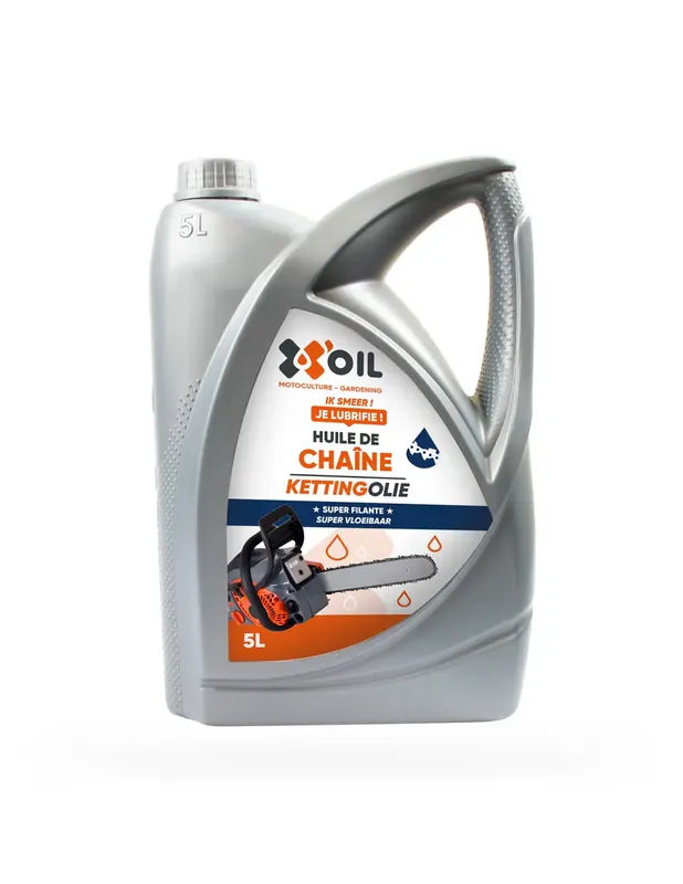 Livraison Express Huile de Chaine Tronçonneuse Filante - Bidon de 5 Litres