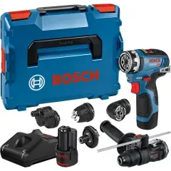 Achat Immédiat Perceuse-visseuse 12V GSR 12V-35 FC + 2 batteries GBA 3Ah + chargeur + coffret L-BOXX – BOSCH – 06019H3008