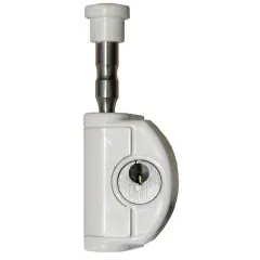 Meilleur Choix Tige de condamnation à clé pour fenêtre coulissante - ABUS - FTR42 W CL/DFNLI