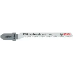 5 lame de scie sauteuse T 101 AOF Clean for Hard Wood – BOSCH – 2608634233 Affaire À Saisir