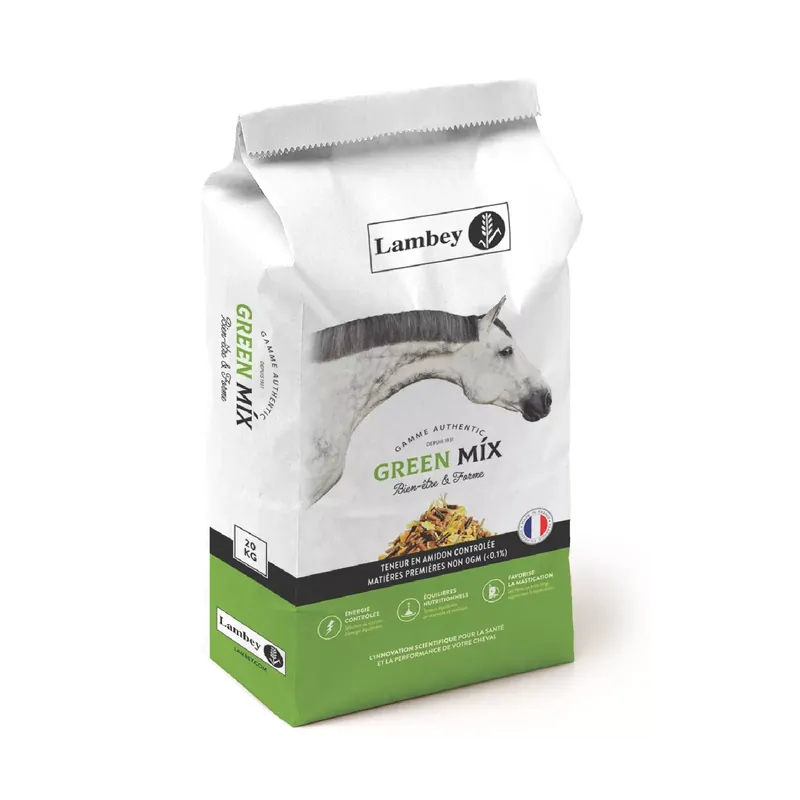 Prix Choc Lambey GREEN MIX - Floconné pour chevaux de loisir
