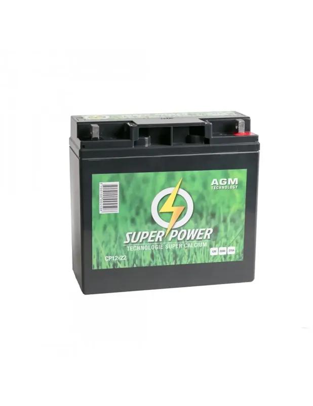 Batterie CP12-22 – 220 CCA + a droite Réduction