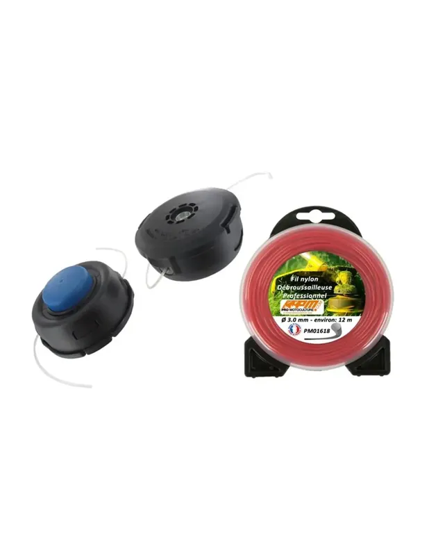 Tête de débroussailleuse Husqvarna T35X + Fil nylon ø 3 mm – 12m Offre Spéciale