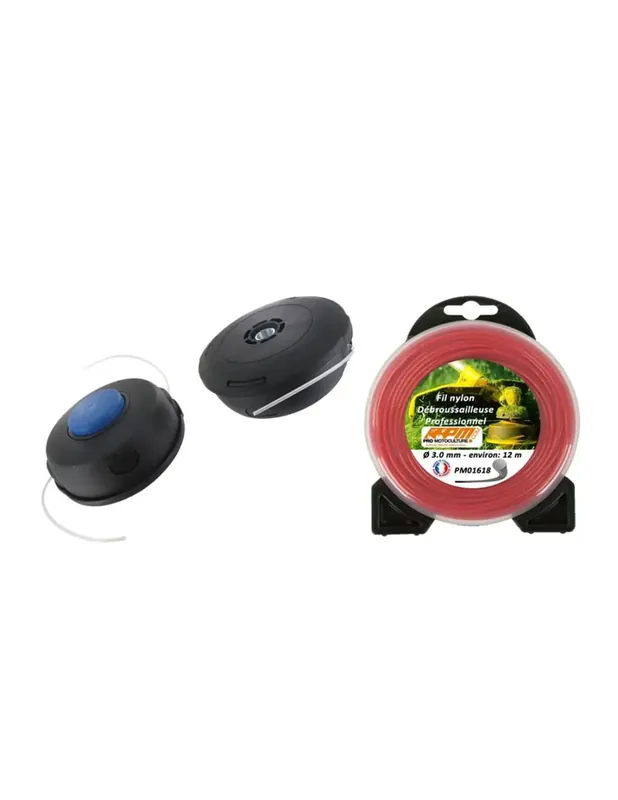 Acheter Direct Tête de débroussailleuse Husqvarna T45 + Fil nylon ø 3 mm – 12m